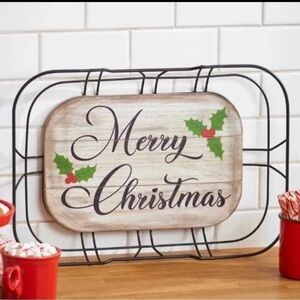Christmas Serving Tray Decor